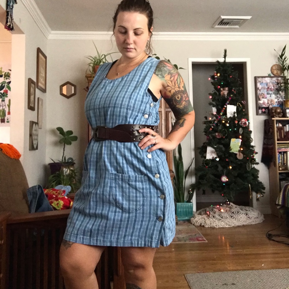 Vintage Pinafore Dress - Picture 2 of 11